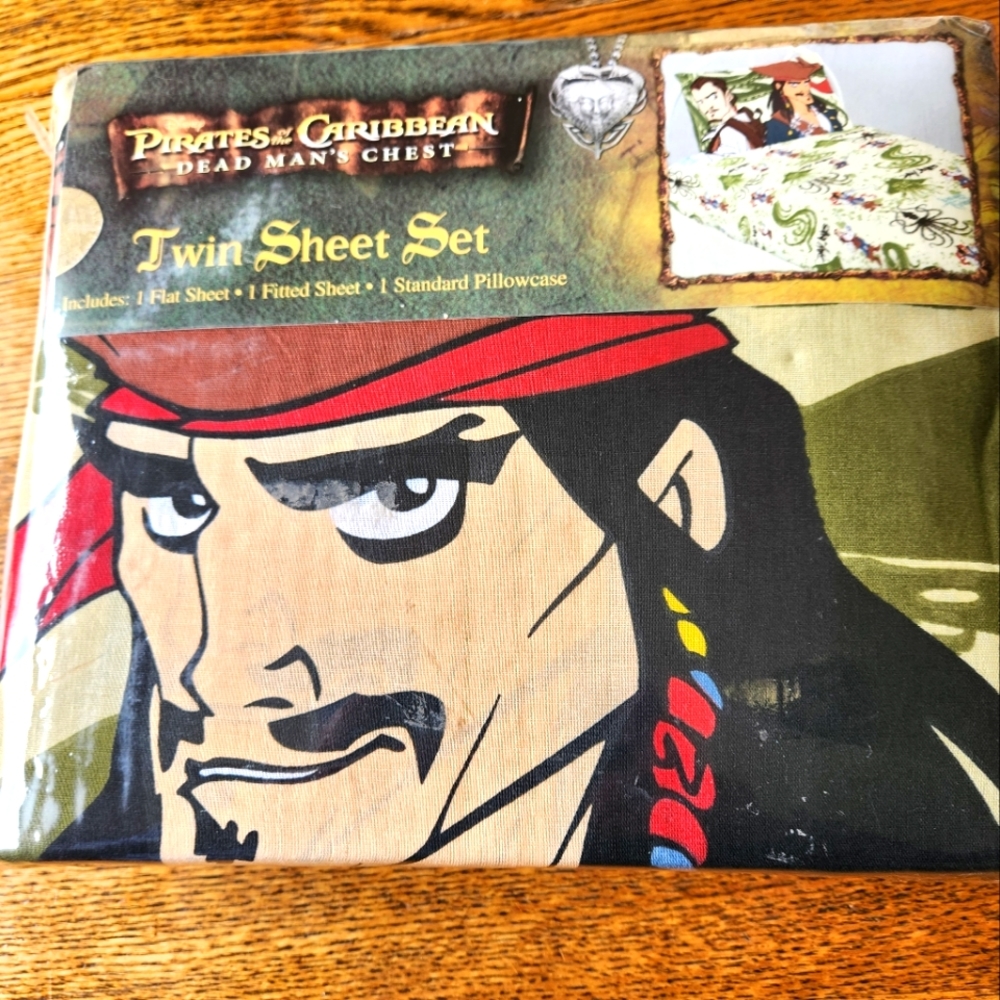 Pirates of the Caribbean Dead Man's Chest twin sheet set